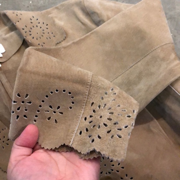 Coldwater Creek Leather Jacket/Blazer! - Picture 4 of 6